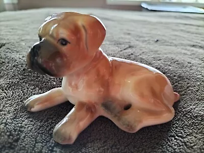Buy Vintage Bone China Boxer Puppy Figurine.. Excellent Condition..Dog..Animal..Pets • 0.99£