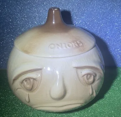 Buy Vintage Sylvac Onion Crying  Face Pot No. 4756 VGC. (S50) • 11.75£