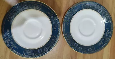Buy 2 Royal Doulton Tea Saucers In Carlyle • 0.99£