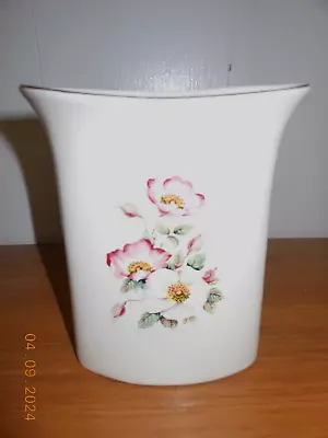 Buy VINTAGE VASE The HOUSE OF WEBSTER Ceramics Floral BRIAR ROSE Oval 6 X 5 L@@K • 15.32£