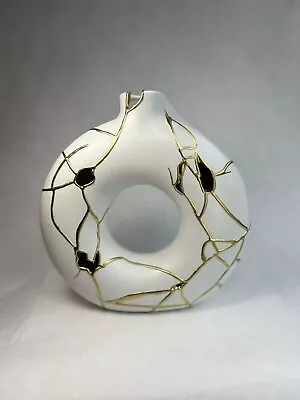 Buy Wabi Sabi, Japanese Pottery, Kintsugi Art, Cracked Pottery, Repaired With Gold • 191.81£