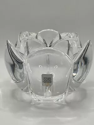 Buy Danish HOLMEGAARD / ROYAL COPENHAGEN Crystal LOTUS Flower Candleholder • 8.99£