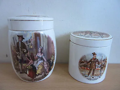 Buy Pair Of Antique Sandland Ware Staffordshire England Jars • 33.19£