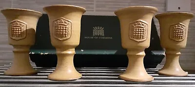 Buy Collectable House Of Commons Portcullis Pottery Wine Goblets By Stanion Pottery • 10£