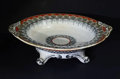 Buy J & MP Bell Glasgow Venetian Pattern Footed Dish Antique Scottish Pottery • 11.99£