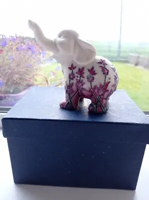 Buy Old Tupton Ware Lavender Ceramic Elephant Figurine In Box • 25.81£