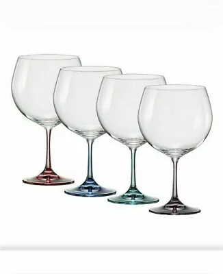 Buy Bohemia Crystal Spectrum Gin And Tonic Drink Glasses 820 Ml Set Of 4 • 19.99£