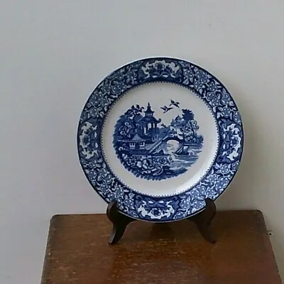 Buy Vintage (1920's) Olde Alton Ware 'Blue Floral Design' Bone China Dinner Plate #  • 8.99£