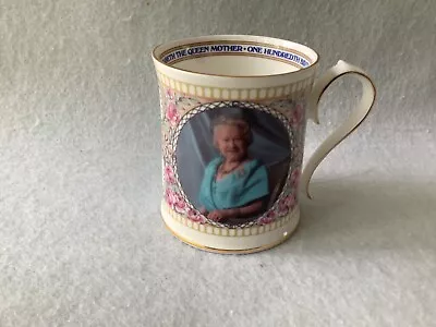 Buy AYNSLEY CHINA QUEEN MOTHER 100th BIRTHDAY MUG EXCELLENT CONDITION • 9£