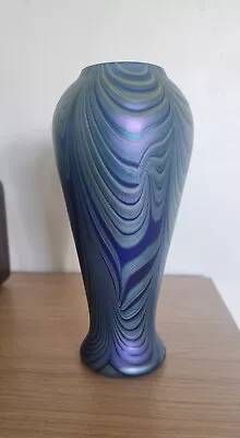 Buy Okra 'iridescent Vase By  Dave Barras Signed • 50£