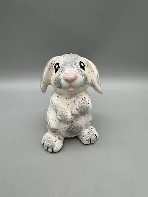 Buy Hand Painted Ceramic Bunny Rabbit Figurine Ornament  • 9£