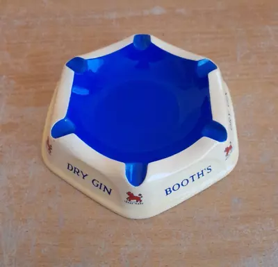Buy Booths Dry Gin Ashtray Vintage Carlton Ware Advertising Made In England • 26.99£