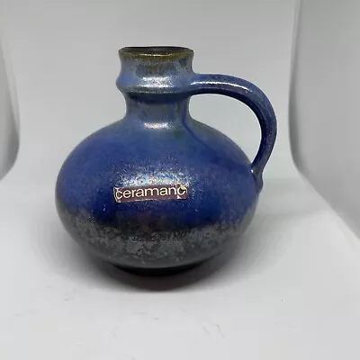 Buy Ceramano 246 Saturne Glaze Fat Lava West German Pottery Vintage Early 60s MINT • 22.99£