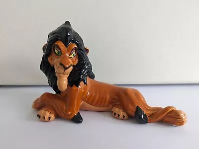 Buy Disney Scar (lying Down) Villain Porcelain Figureine (1990s) - Perfect Condition • 10£