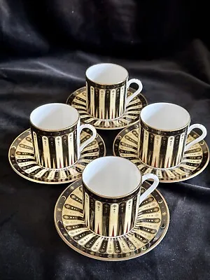 Buy Royal Worcester Demitasse Coffee Cups & Saucers X FOUR Celebration 2001 • 60£
