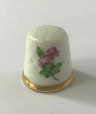 Buy Herend Hungary Hand Painted Flowers Floral Thimble • 29£