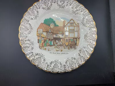 Buy Myott Olde Chelsea Decorative Plate - Old Coach House Woolhampton • 4.99£