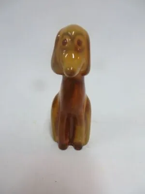 Buy Blue Mountain Pottery Miniature Long Earred Dog With Sticker Mustard BMP • 106.01£