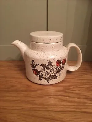 Buy Vintage Barratts Of Staffordshire Retro 1970s Teapot Speckled Wild Strawberry • 8£