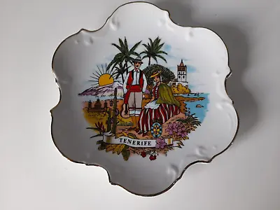 Buy Tenerife Decorative Ceramic Souvenir Plate - Good Condition - 20 Cm • 3£