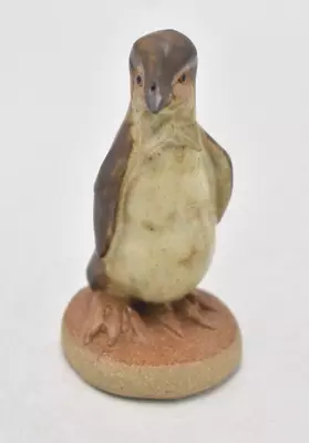 Buy Vintage Studio Pottery Penguin With A Fish Figurine Statue Ornament • 9.95£