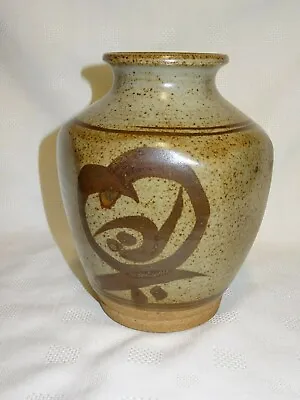 Buy Collectable 8  PHILLIP MCCONNEL Australian Studio Pottery Vase Thistle Mark • 750£