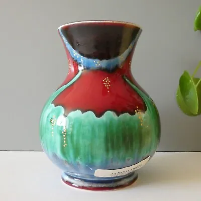 Buy Signed Anita Harris Studio Art Pottery Vase Perfect Poppy Hand Painted Vibrant • 49.99£