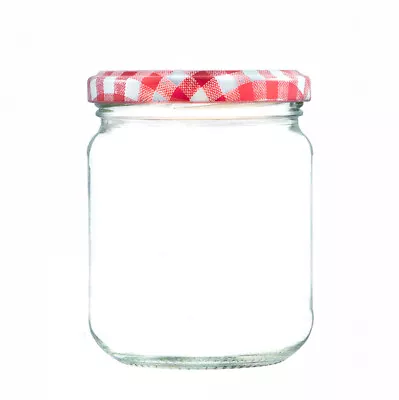 Buy Round Glass Jam Jars 8oz (228ml) With Lids, Preserving Honey Marmalade Curd Jams • 33.95£