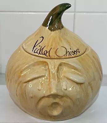 Buy Toni Raymond Crying Pickled Onion Face Pot, Ceramic, Novelty, Vintage • 12£