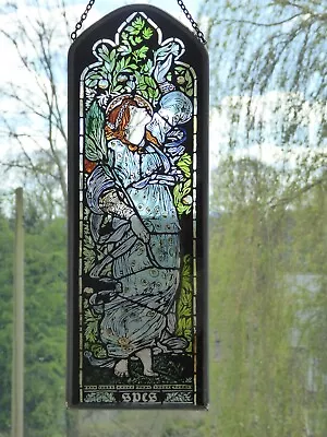 Buy Stained Glass Hanging Panel 'Hope' Edward-Burne Jones • 4.99£