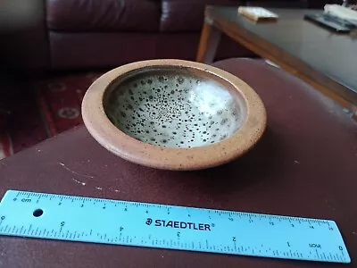 Buy Geoffrey Whitting Pottery Speckled Art Bowl/Dish. 10cm Rim Dia, 2.5cm Tall • 36£