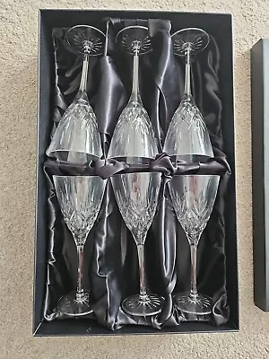 Buy Boxed Set Of 6 Thomas Webb Finest Crystal Wine Glasses • 40£