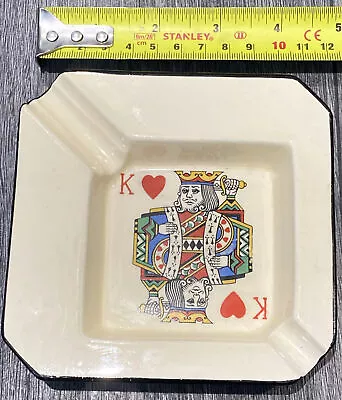 Buy Carlton Ware King Of Hearts 4.5  Dish/ Ashtray Playing Card Poker Bridge • 15£
