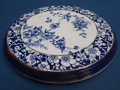 Buy Wedgewood Semi Royal Porcelain Teapot Stand China Blue Flowers Edwardian Blossom • 31£