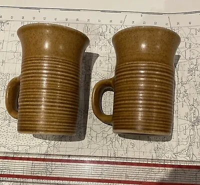 Buy Two Mugs Langley / Denby Pottery Vintage Canterbury 60’s / 70’s  • 20£