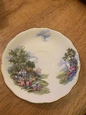 Buy Royal Vale Country Cottage Single Saucer Made In England  • 2.50£