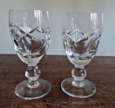 Buy Two Waterford Crystal Glass Kerry Pattern Sherry Glasses 4 1/4 Inches  • 14.99£