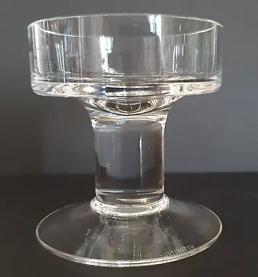Buy Dartington Crystal By Frank Thrower Victoria Candle Holder Signed 9cm Tall • 9.95£