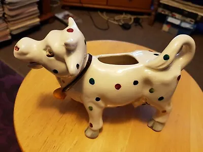 Buy Genuine  Staffordshire Hand Painted  Cow Creamer  By Shorter  & Son Ltd. • 10£