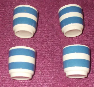 Buy Retro Vintage Blue White Cornishware Egg Cup - Select Egg Cup • 15£