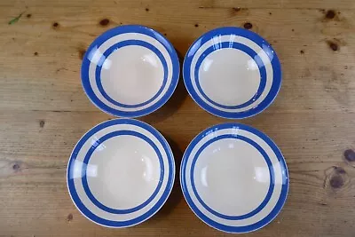 Buy 4 X Vintage T G Green Cornish Ware 6.5  Blue/White Dishes Cloverleaf/Gresley • 9£