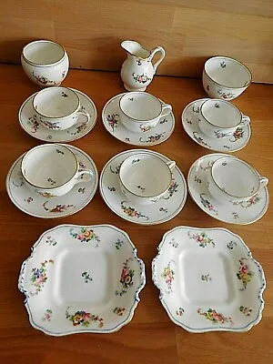 Buy Antique Mid 19th Century Minton Sevres Style Small Tea Set Painted Flower Spays • 195£
