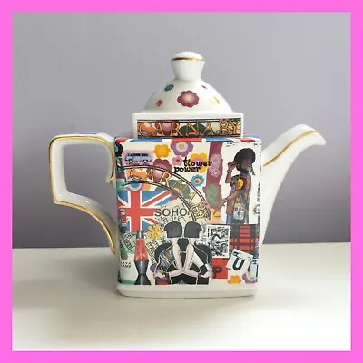 Buy James Sadler Tea Pot Coffee Pot Carnaby Street Bone China England London Streets • 56.68£