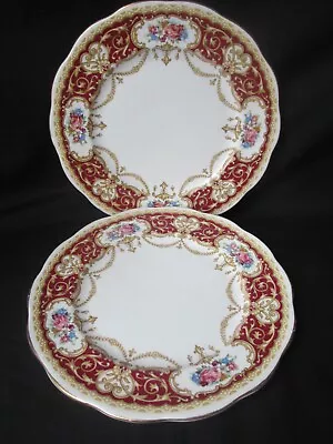 Buy Queen Anne, Regency , Two 21 Cm Plates ,Fine Bone China , Very Good Pre Used • 5.98£