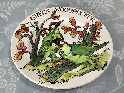 Buy Emma Bridgewater Green Woodpecker  8.5  Plate New Best Discontinued • 29.99£