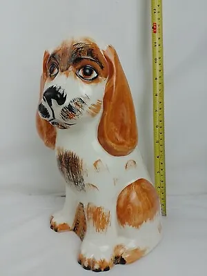 Buy Vintage Spaniel Dog Ceramic Figurine 12  Large English  Pottery Price Kensington • 24£