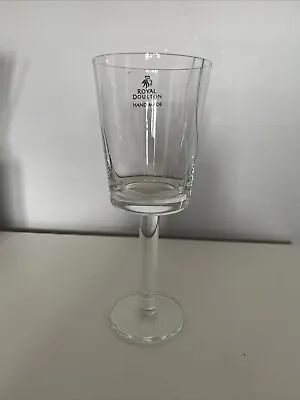 Buy Royal Doulton Solid Stem Wine Glass Water Goblet Unusual Unused • 8.50£