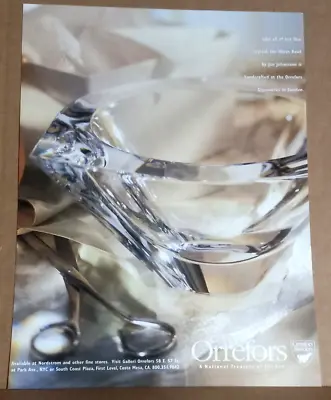 Buy 1997 Print Ad - Orrefors Crystal Glass Marin Glassware Jan Johansson Advertising • 6.64£