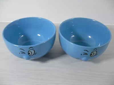 Buy 2 X Trade Winds Winky Face  Matching Cereal Soup Bowls 5  Inch Diameter • 14.99£