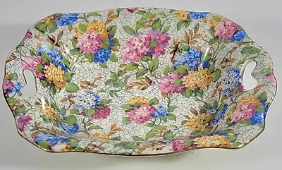 Buy Vintage Halton Ware Japan Ceramic Chintz All Over Floral Dish C 1940 • 34.85£